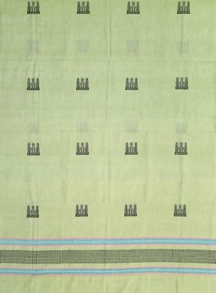 Godna Pattern Handwoven Cotton kurti fabric