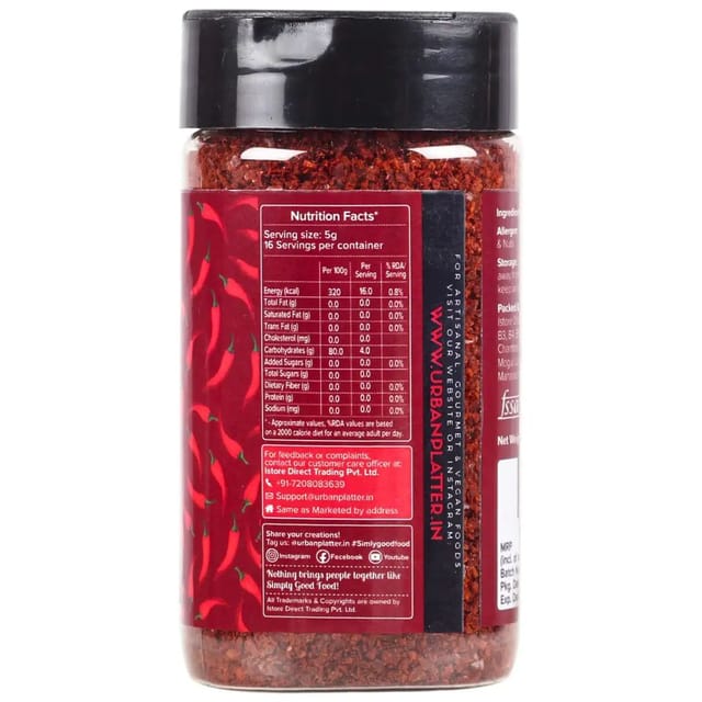 Urban Platter Dried Red Chilli Flakes, 80g – Urban Platter