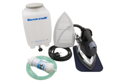 Silver Star Aluminum Gravity- Feed Steam Iron | Silver Star Es-300 Watts