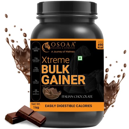 OSOAA Bulk Gainer Supplement Mass & Weight Gainer Powder