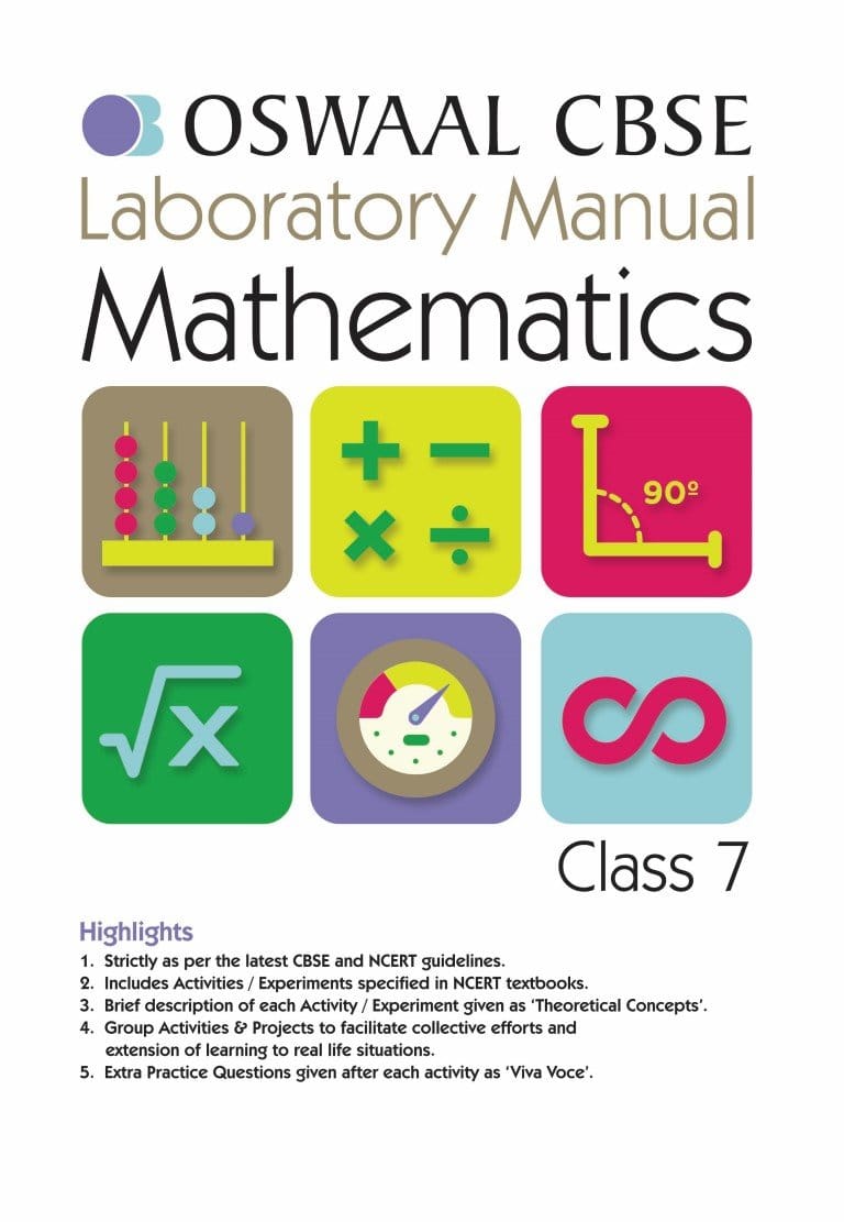Oswaal CBSE Laboratory Manual Mathematics Class 7 (For 2023) Exam [Paperback] Oswaal Editorial Board