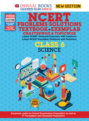 Oswaal NCERT Problems - Solutions (Textbook + Exemplar) Class 6 Science Book (For 2021 Exam) [Paperback] Oswaal Editorial Board