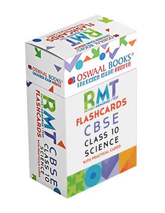 Oswaal CBSE RMT Flashcards Class 10 Science (For 2024 Board Exams) [Card Book] Oswaal Books and Learning Private Limited