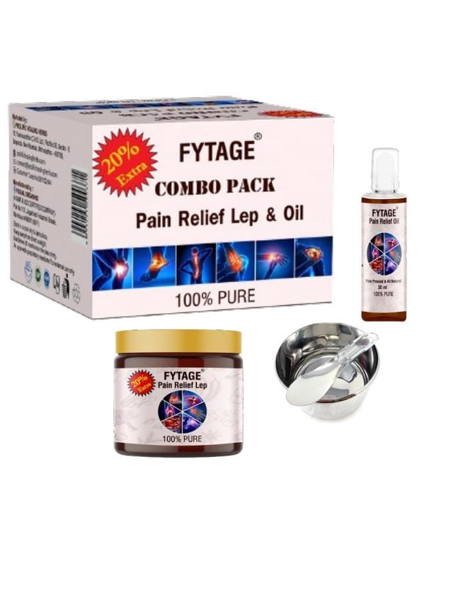 Pain Relief Lep & Oil (Helps rheumatoid arthritis, Reduces stiffness and tension, Relieves joint and muscular pain)