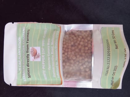 H CAP White Pepper, 50gm