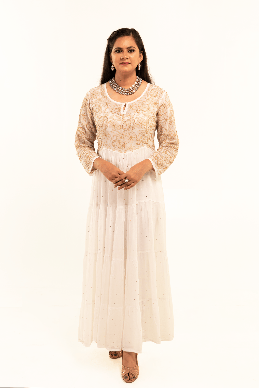 Chikankari dress