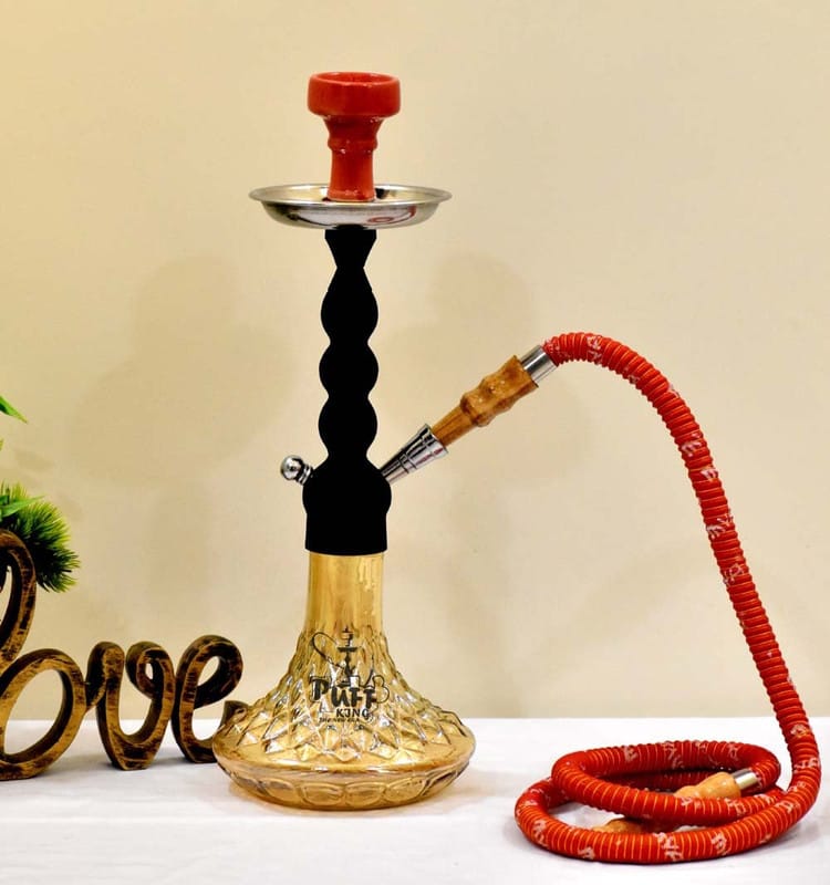 Puff King Hookah Pot Set, Decorative Stylish Russian Hookah for Home Decor and Refreshment. (HUK-5030-RUSSN)