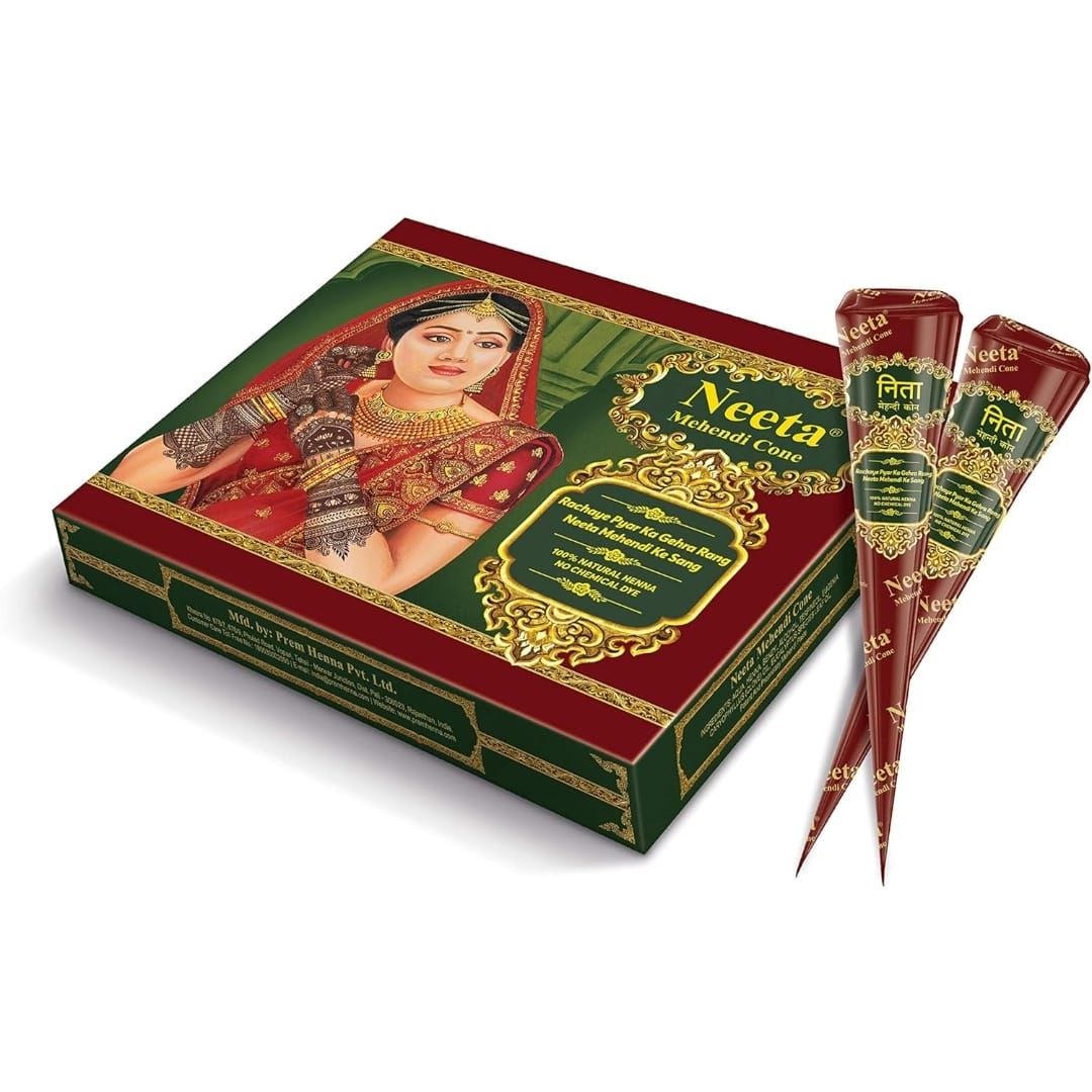 ORGANIC DARK RED/MAROON Cone Mehndi Certified Chemical Free Halal Henna Cone  £8.52 - PicClick UK