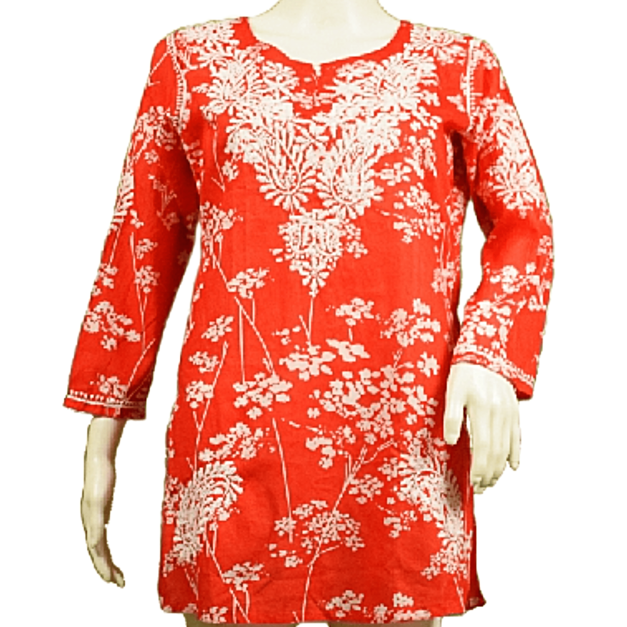 STYLISH RED SHORT CHICKEN KURTI FOR GIRLS/WOMEN