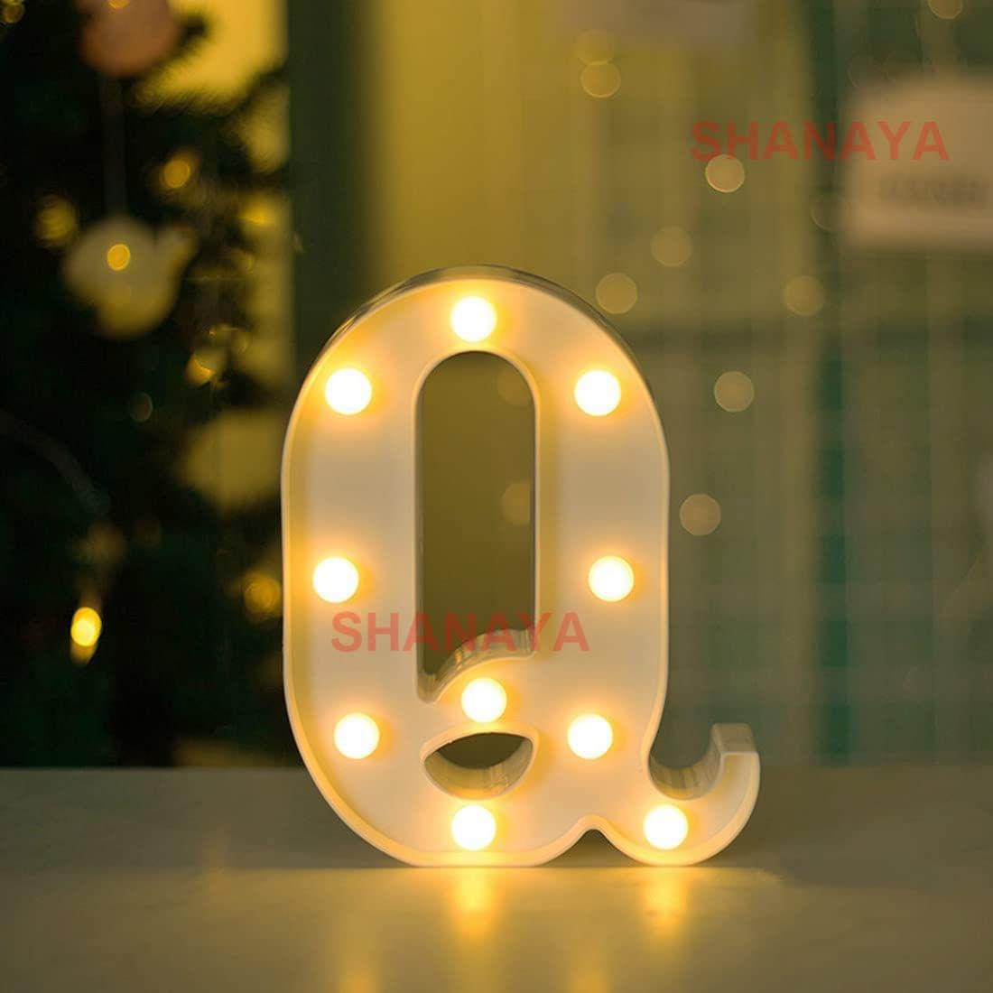 Shanaya Alphabet LED Letter Lights Number Light Decorative