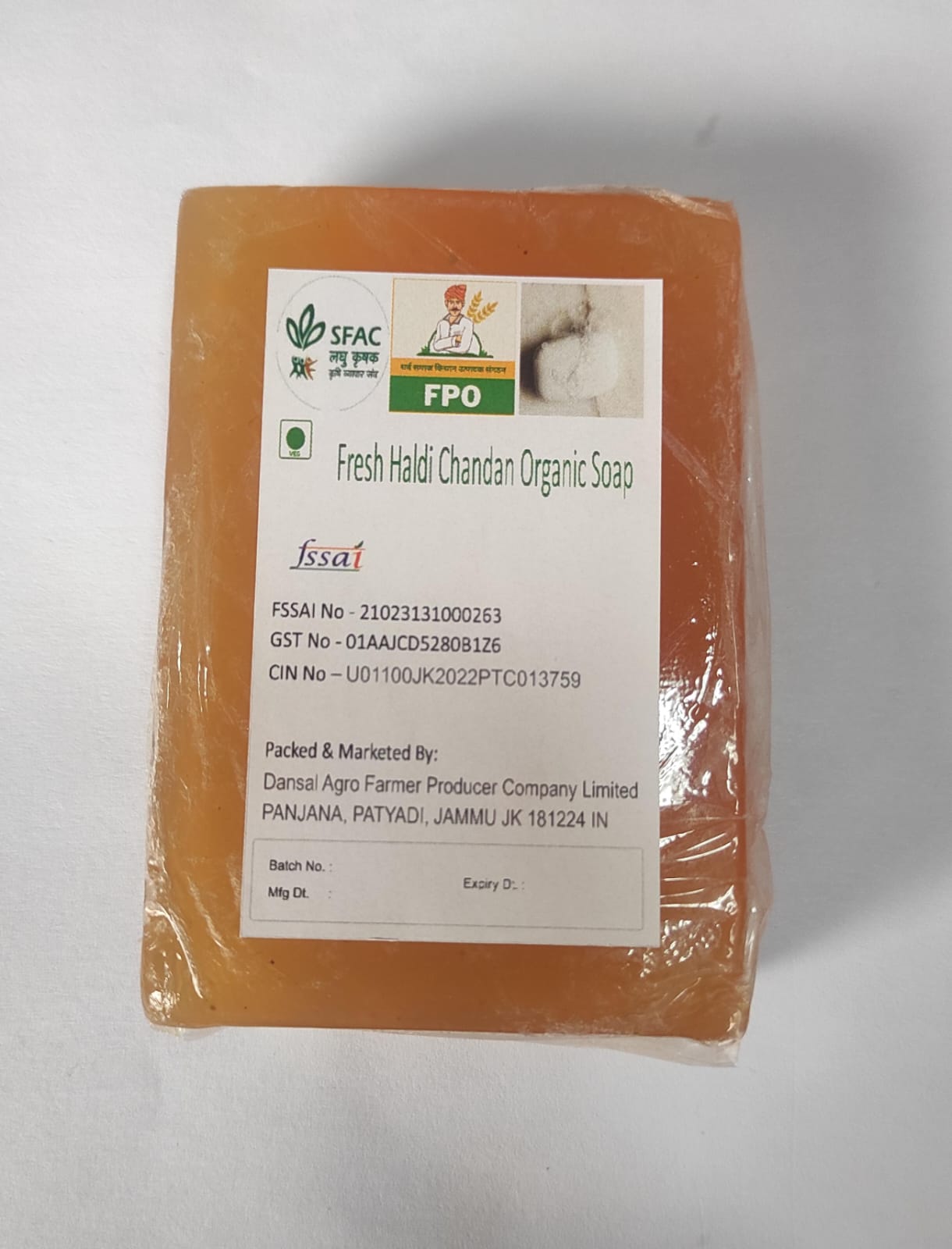 Fresh Haldi Chandan Organic Soap