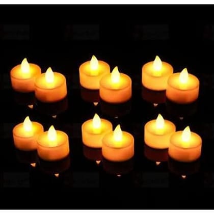 Floating Tealight Waterproof LED Flame less Flickering Lights Candles (Pack of 24)