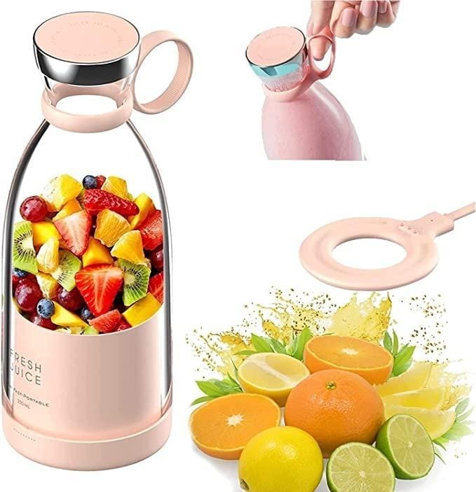 MIXEN Fresh Juice Portable Blender, 350ML Smoothie Blender Bottle, Grinder For Smoothie or Shakes, Baby Food, Personal Mixer, Mini Juicer Travel/School/Office/Workout/Travel Use