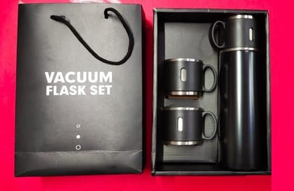 Flask-Vacuum Insulated Double Wall Stainless Steel Bottle for Hot & Cold Water- 500 ml