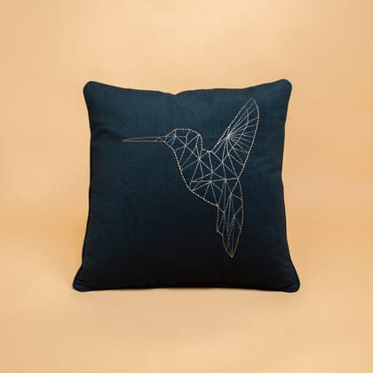 Chann Studio -  Humming Bird Pacific Velvet Cushion Covers