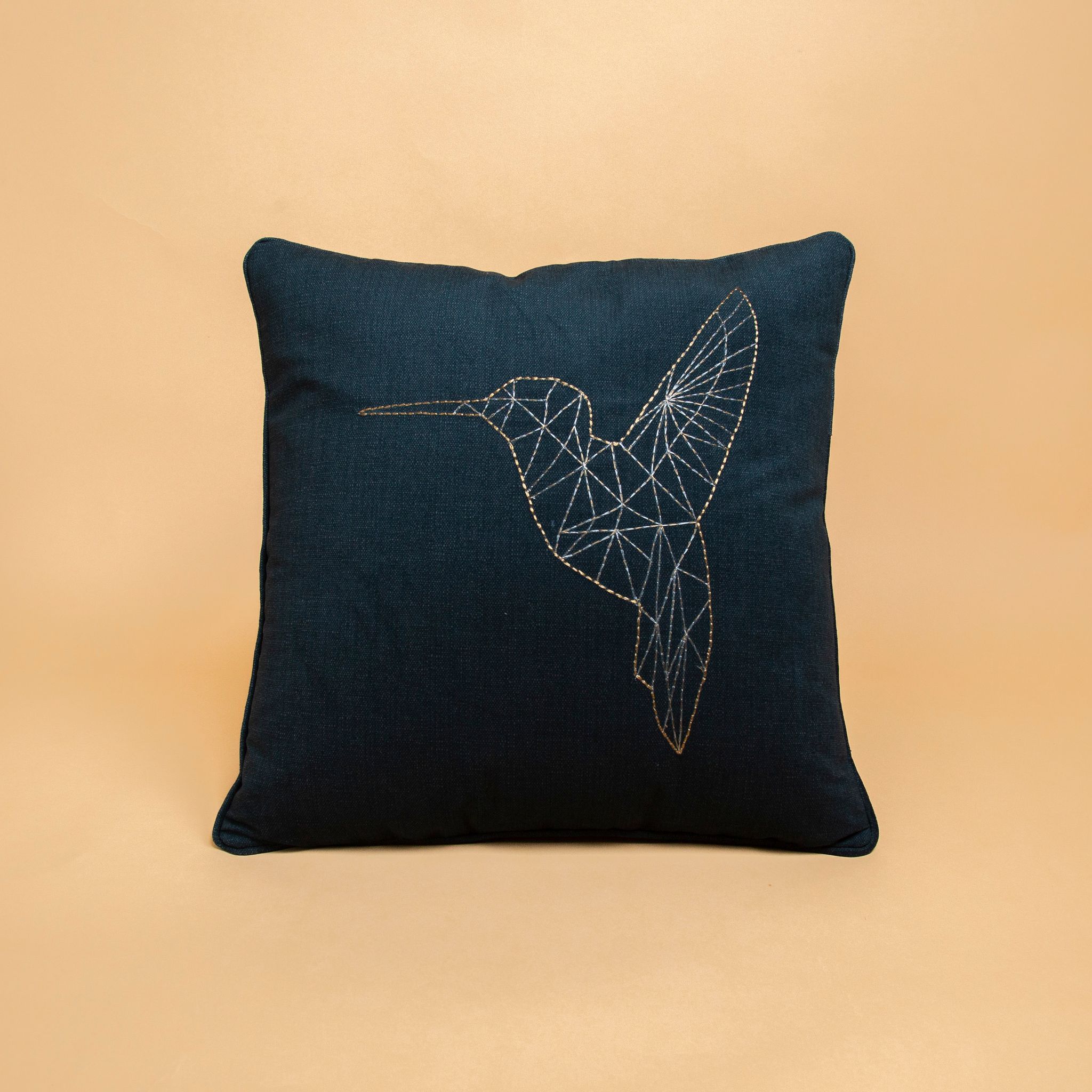 Chann Studio -  Humming Bird Pacific Velvet Cushion Covers