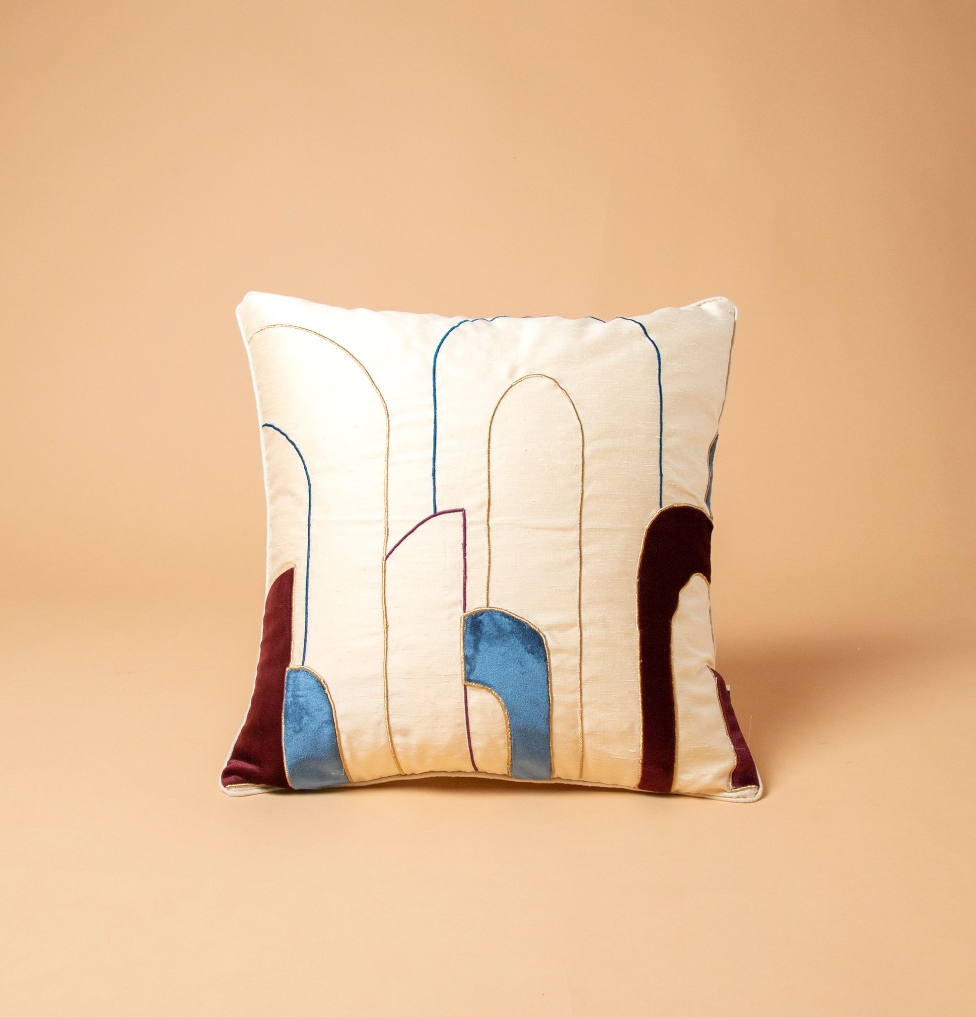 Chann Studio -   Art Deco Velvet Cushion Covers