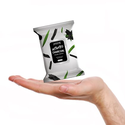 Jaquline USA Activated Charcoal Facial Wipes