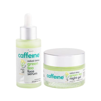 MCaffeine Green Tea Face Hydration Kit for Dull Skin (90ml)