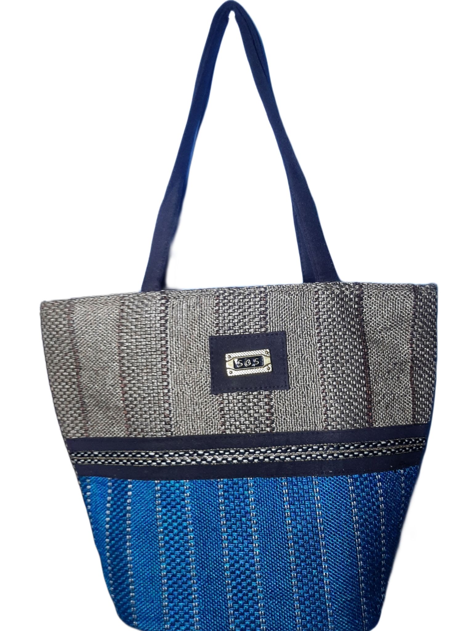 SS Eco-Life Appealing Jute Handbag for Women for Shopping, Party and Office. Dual Colour Mixup.