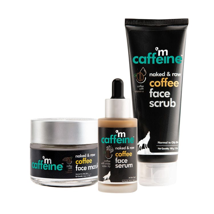 MCaffeine Coffee De-Tan Face Polishing Kit (240g)