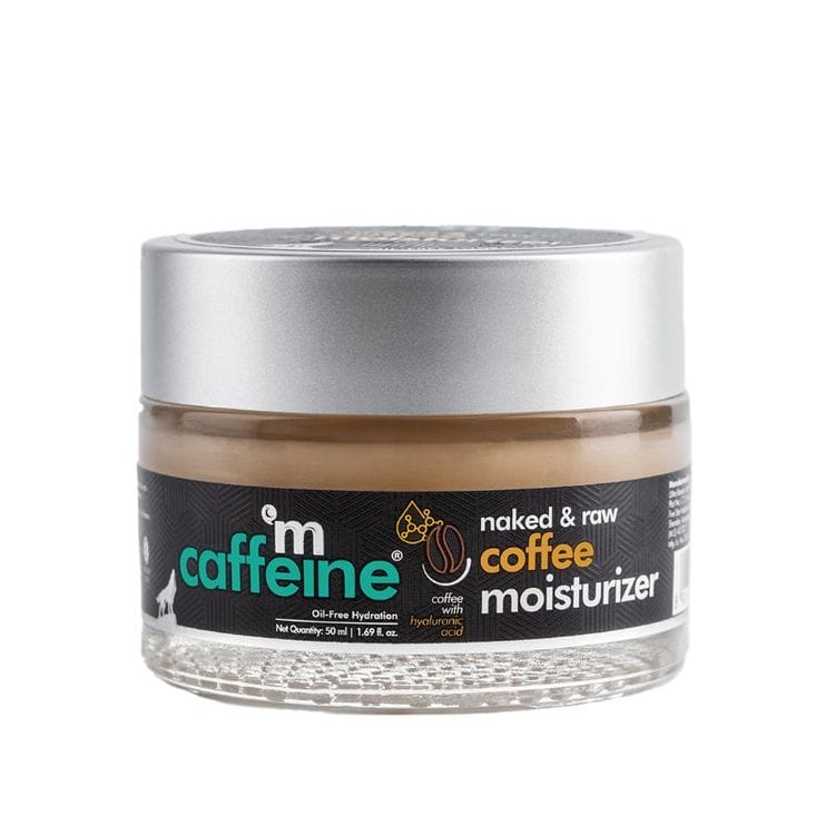 MCaffeine Oil-Free Coffee Face Moisturizer Gel with Hyaluronic Acid & Pro-Vit B5 for Deep Hydration (50ml)