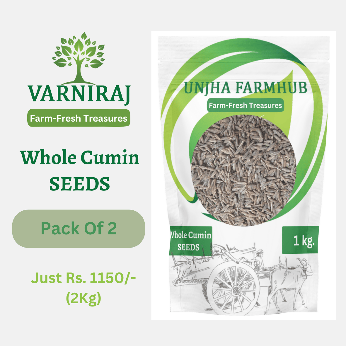 Cumin Seeds |  Pack of  2