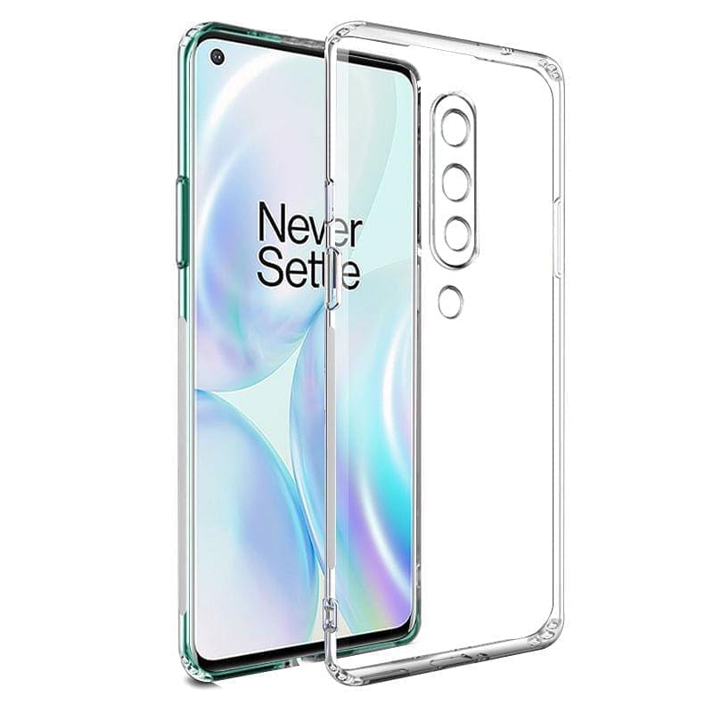 OnePlus 8 Back Cover Case Camera Protection Transparent