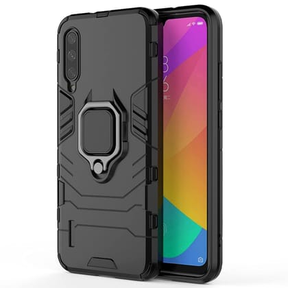 Redmi Mi A3 Back Cover Armor with Ring Holder