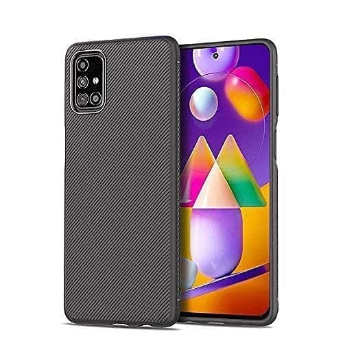 Samsung Galaxy M31s Back Cover Case Line Soft Armor