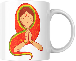 NIRJHARI Printed Mug Traditional Art