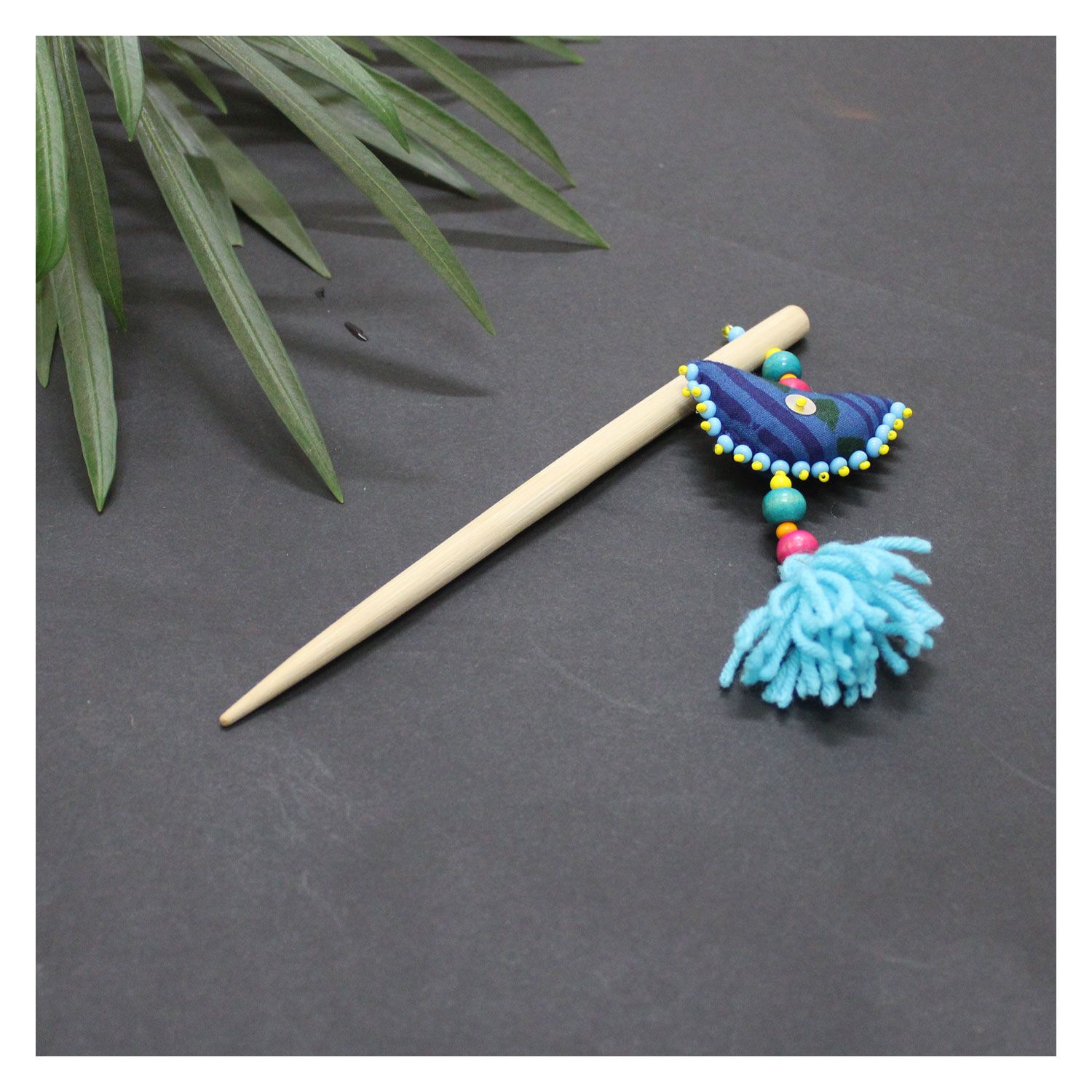 Garvi Gurjari Handcrafted Wooden Hair Juda Pin / Hair Stick