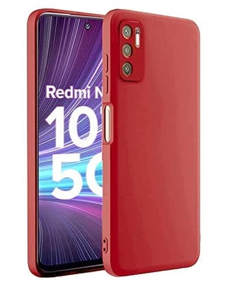 Redmi Note 10T 5G Back Cover Case / Poco M3 Pro 5G Liquid silicone - Red