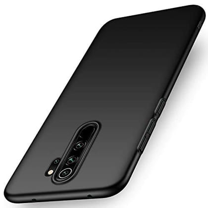 Redmi Note 8 Pro Back Cover Case Matte Soft - Black