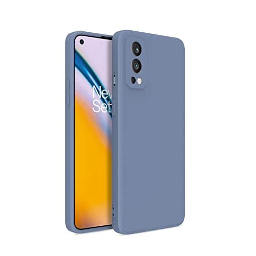 KloutCase Back Case for OnePlus Nord 2 5G Back Cover Soft Silicon Liquid Protective Designed for OnePlus Nord 2 5G (Grey)