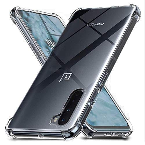 KloutCase Back Case for Oneplus Nord Back Cover Soft TPU Shock Resistant Transparent Designed for One Plus Oneplus One+ Nord.