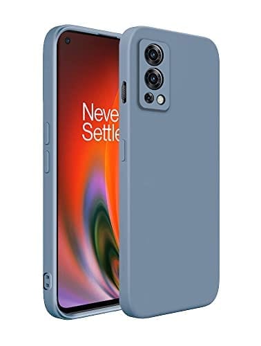 KloutCase Back Cover for OnePlus Nord 2 5G, TPU Soft Shell Silicone Protective Case Designed for OnePlus Nord 2 5G - Gray