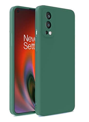 OnePlus Nord 2 5G Back Cover Case Liquid silicone - Green