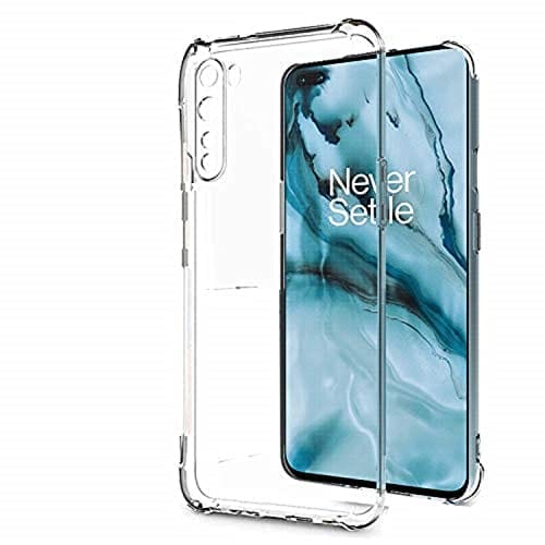 OnePlus Nord Back Cover Case Bumper Camera Transparent