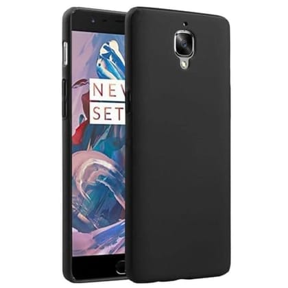 OnePlus 3T Back Cover Case Matte Soft - Black