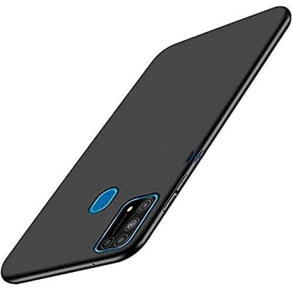 Samsung Galaxy M31 Back Cover Case Matte Soft - Black