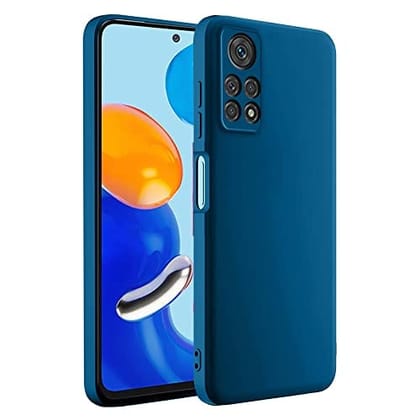 Redmi Note 11/11s Back Cover Case Liquid silicone - Blue