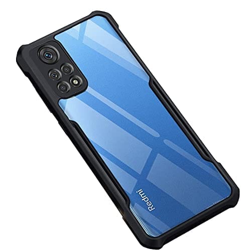 Redmi Note 11s Shockproof Clear Case - Black