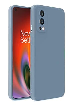 OnePlus Nord 2 5G Back Cover Case Liquid silicone - Gray