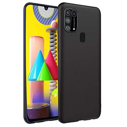 Samsung Galaxy M31 Back Cover Case Soft - Black