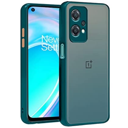 OnePlus Nord CE 2 Lite 5G Back Cover Case Smoked Matte Bumper - Green