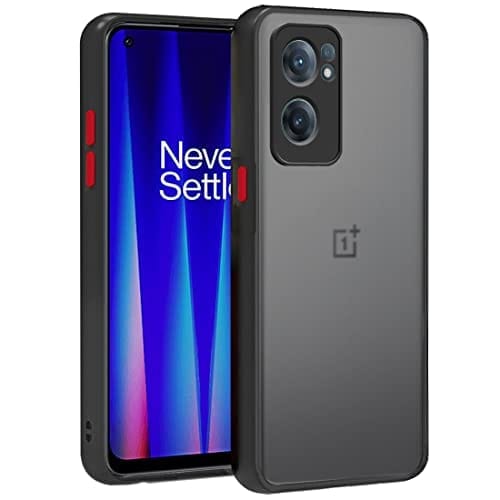 OnePlus Nord CE 2 5G Back Cover Case Smoked Matte Bumper - Black