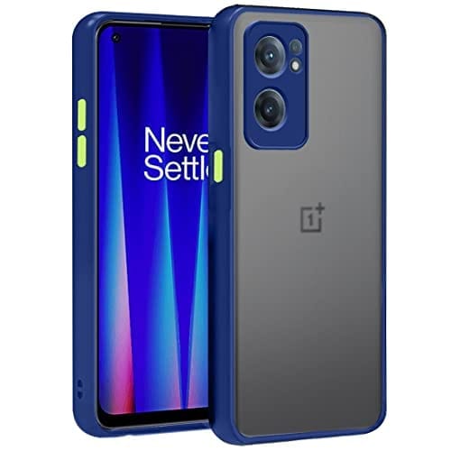 OnePlus Nord CE 2 5G Back Cover Case Smoked Matte Bumper - Blue