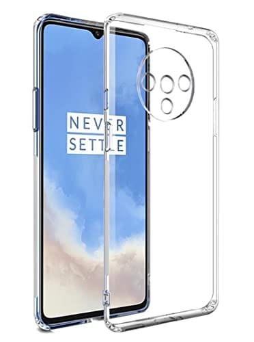 OnePlus 7T Back Cover Case Bumper Camera Transparent