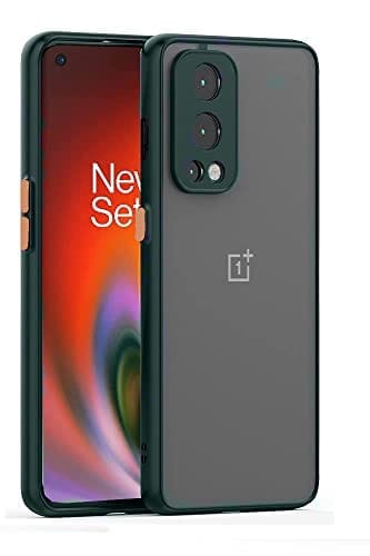 OnePlus Nord 2 5G Back Cover Case Smoked Matte Bumper - Green